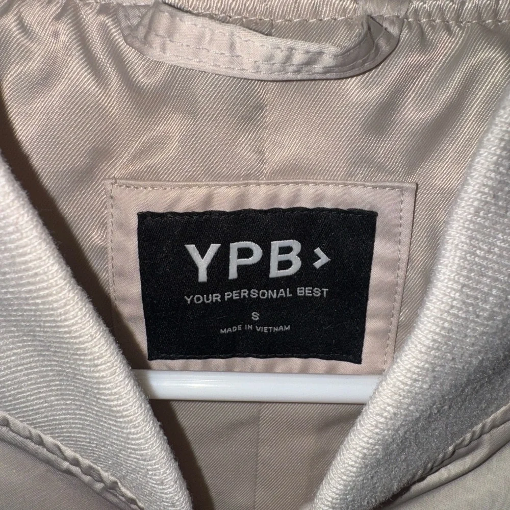 Abercrombie & Fitch Light Tan Bomber Jacket
